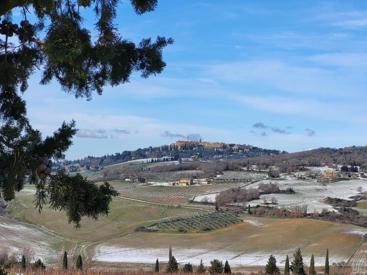 شقة Casa Per L'Osticcio Vista Sulla Val D'Orcia مونتالشينو المظهر الخارجي الصورة